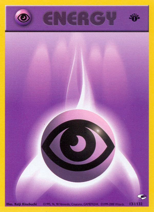 Gym Heroes Psychic Energy #131/132 first edition