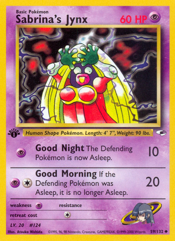 Gym Heroes Sabrina's Jynx #59/132 first edition