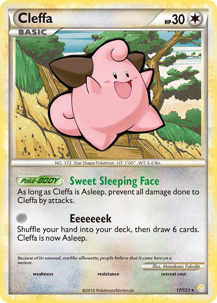 HeartGold SoulSilver Cleffa #17/123