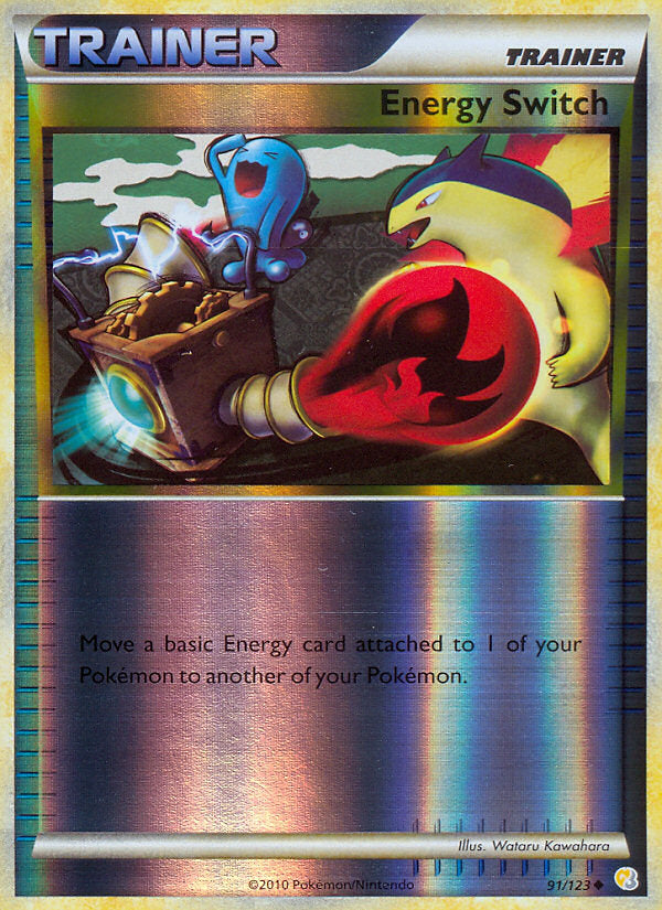 HeartGold SoulSilver Energy Switch #91/123 reverse holo