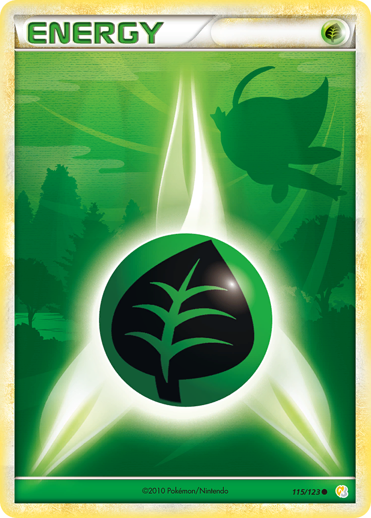 HeartGold SoulSilver Grass Energy #115/123