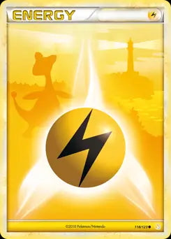 HeartGold SoulSilver Lightning Energy #118/123 reverse holo