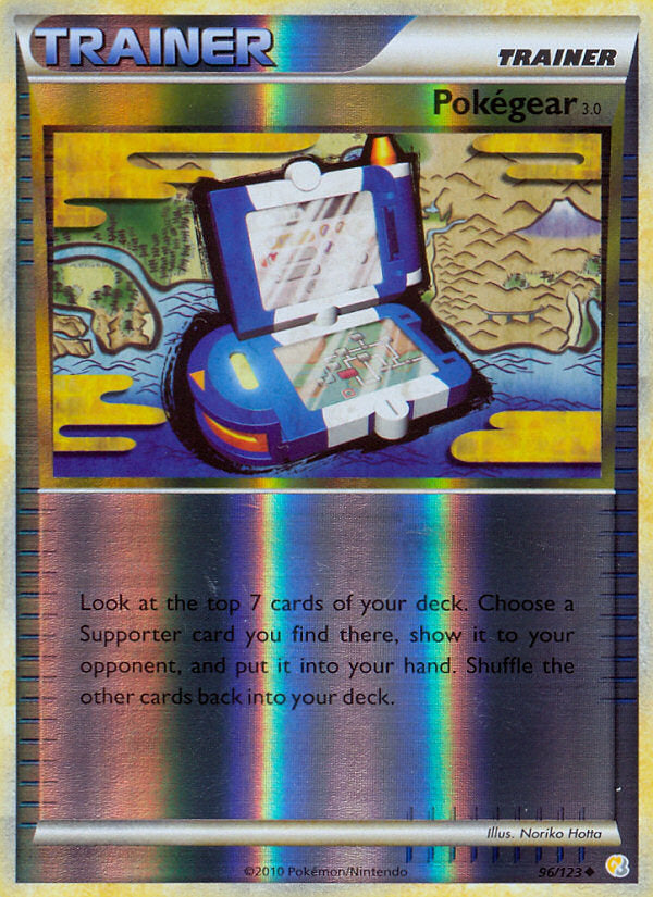 HeartGold SoulSilver PokeGear 3 #96/123 reverse holo