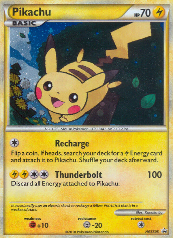 HeartGold SoulSilver Promo's Holo Pikachu #3