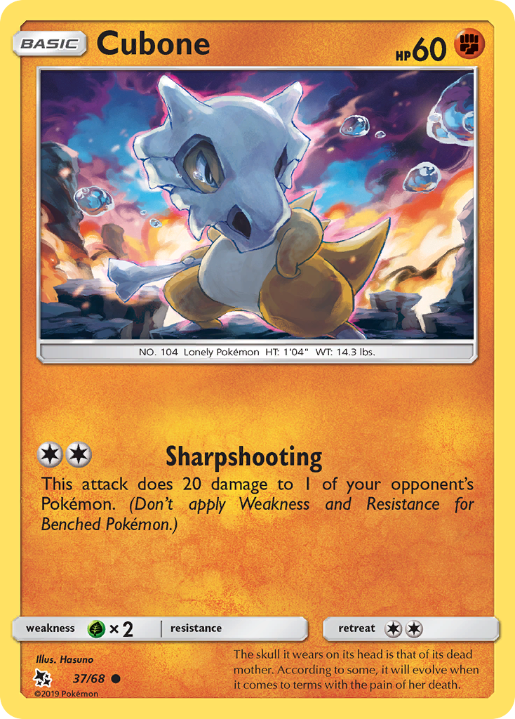 Hidden Fates Cubone #37/68