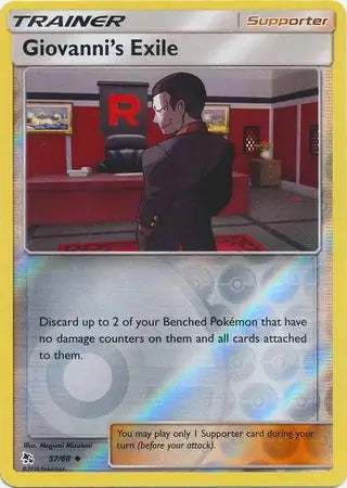 Hidden Fates Giovanni’s Exile #57/68 reverse holo