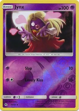 Hidden Fates Jynx #30/68 reverse holo