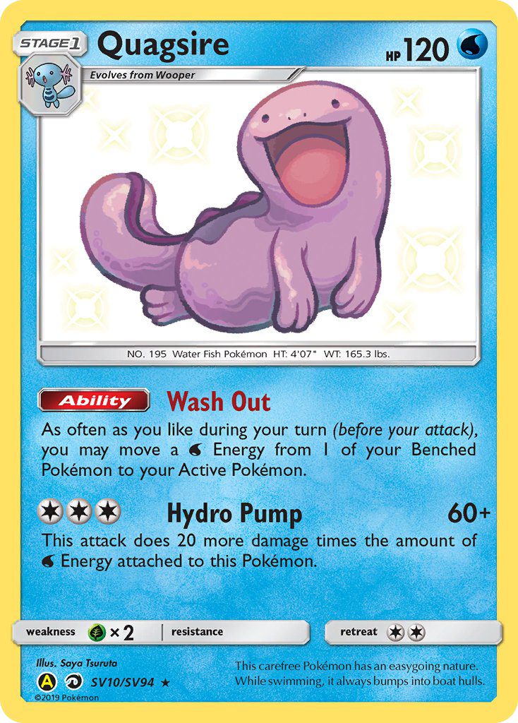 Hidden Fates Shiny Vault Quagsire SV10/SV94