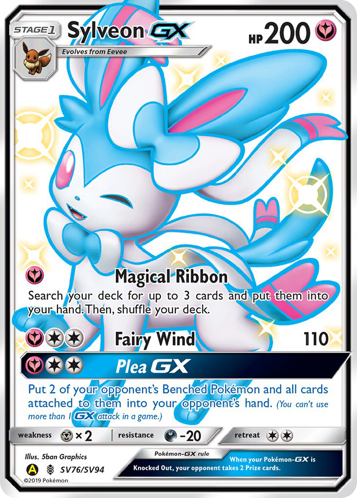 Hidden Fates Shiny Vault Sylveon GX SV76/SV94
