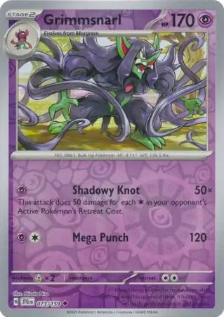 Journey Together Grimmsnarl #73/159 reverse holo