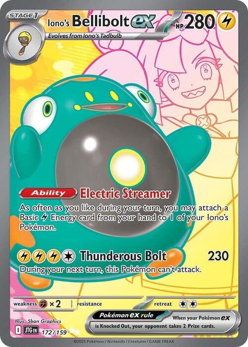 Journey Together Iono's Bellibolt #172/159