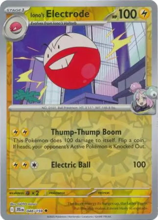 Journey Together Iono's Electrode #48/159 reverse holo