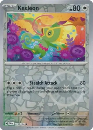 Journey Together Kecleon #122/159 reverse holo
