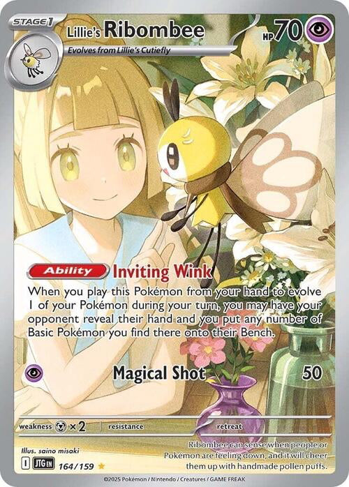 Journey Together Lillie's Ribombee #164/159