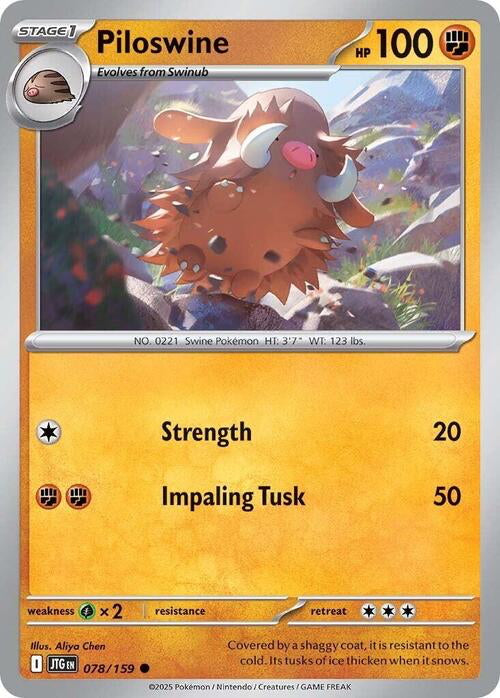 Journey Together Piloswine #78/159