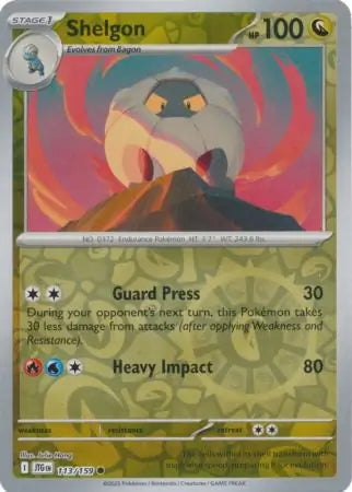 Journey Together Shelgon #113/159 reverse holo