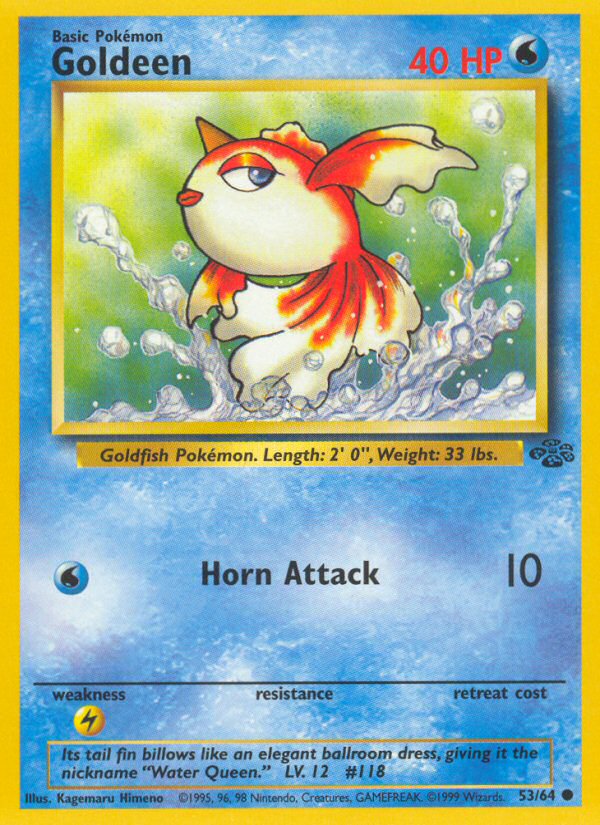Jungle set Goldeen #53/64 unlimited