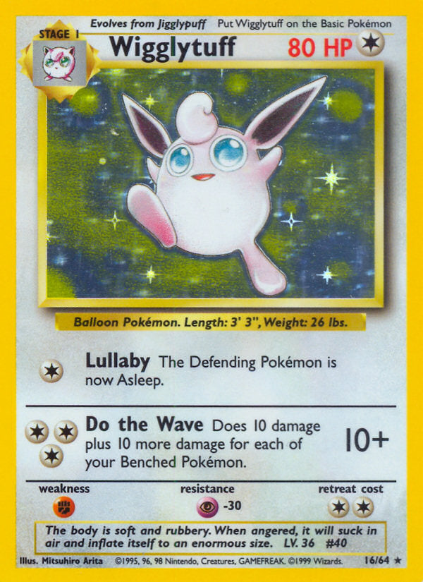 Jungle set Holo Wigglytuff #16/64 symbol error