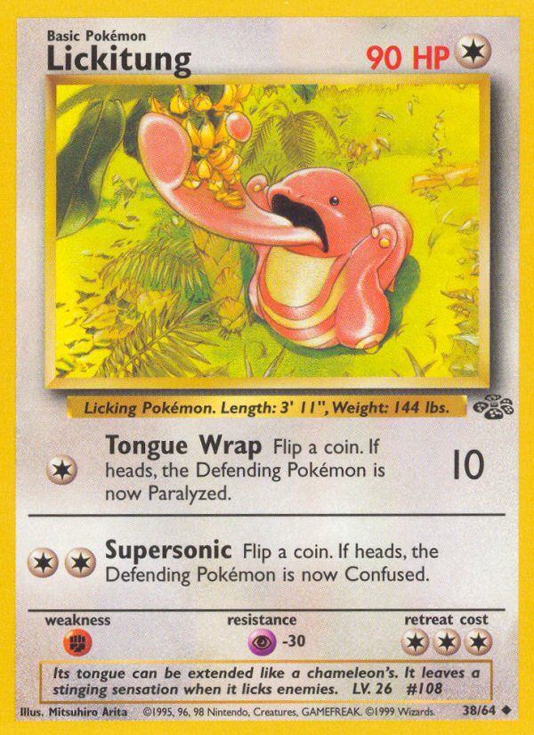 Jungle set Lickitung #38/64 unlimited