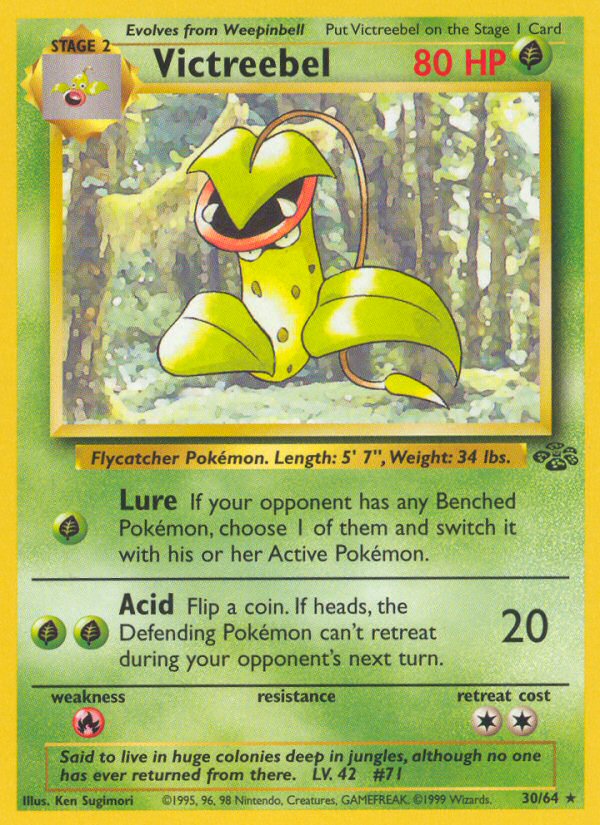 Jungle set Non Holo Victreebel #30/64 unlimited