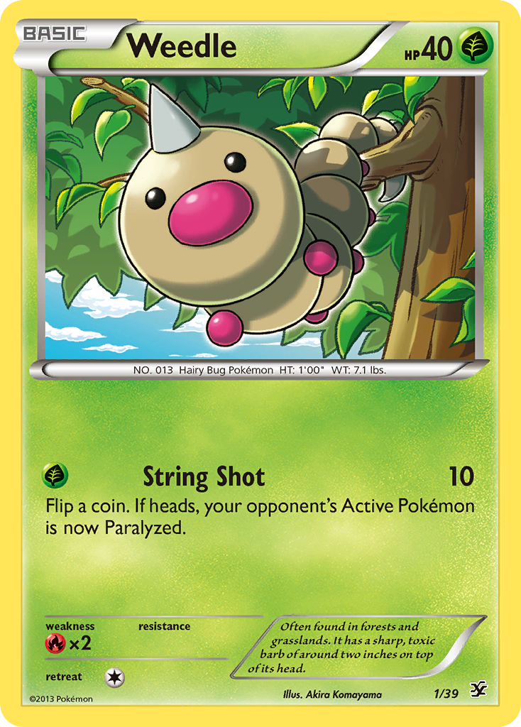 Kalos Starter Set Weedle #1