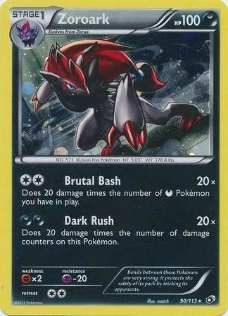 Legendary Treasures Cosmos Holo Zoroark #90/113