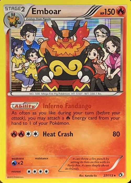 Legendary Treasures Holo Emboar #27/113