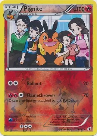 Legendary Treasures Pignite #26/113 reverse holo
