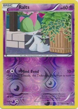 Legendary Treasures Ralts #59/113 reverse holo