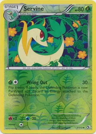 Legendary Treasures Servine #7/113 reverse holo