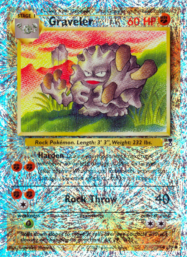 Legendary collection Graveler #44/110 reverse holo