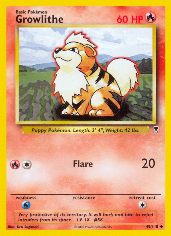 Legendary collection Growlithe #45/110