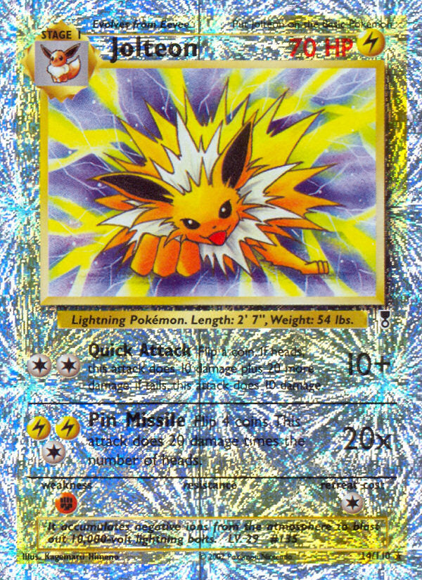 Legendary collection Jolteon #14/110 reverse holo