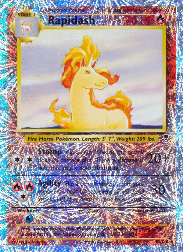 Legendary collection Rapidash #60/110 reverse holo