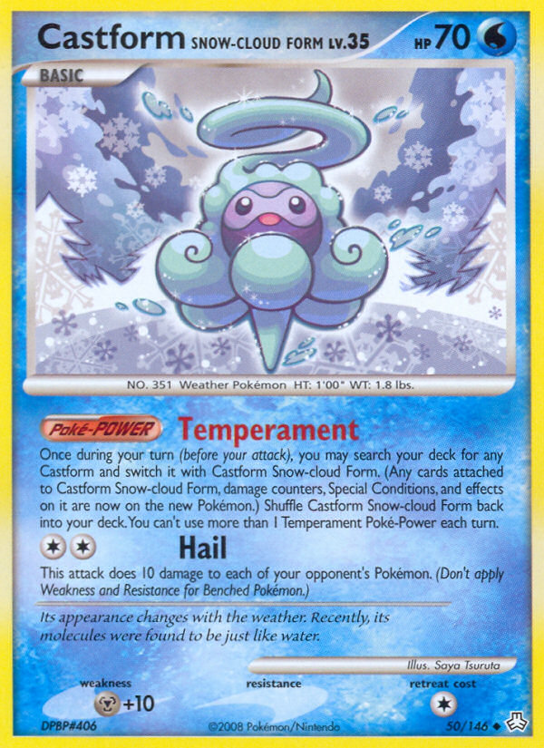 Legends Awakened Castform Snow-Cloud Form #50/146