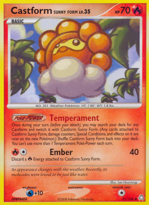 Legends Awakened Castform Sunny Form #51/146