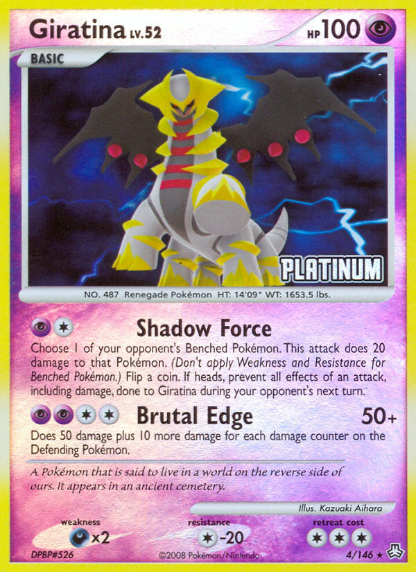 Legends Awakened Giratina #4 Promo