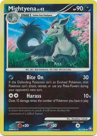 Legends Awakened Mightyena #66/146 reverse holo