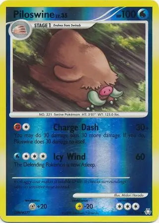 Legends Awakened Piloswine #69/146 reverse holo