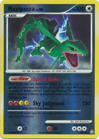 Legends Awakened Rayquaza #14/146 reverse holo
