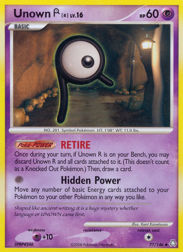 Legends Awakened Unown R #77/146