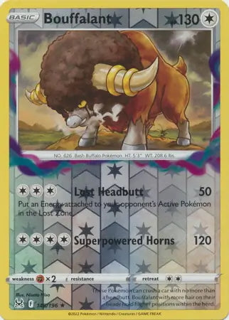 Lost Origin Bouffalant #148/196 reverse holo