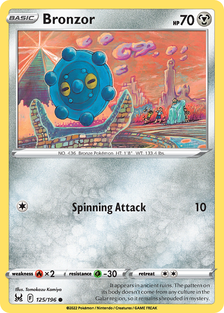 Lost Origin Bronzor #125/196