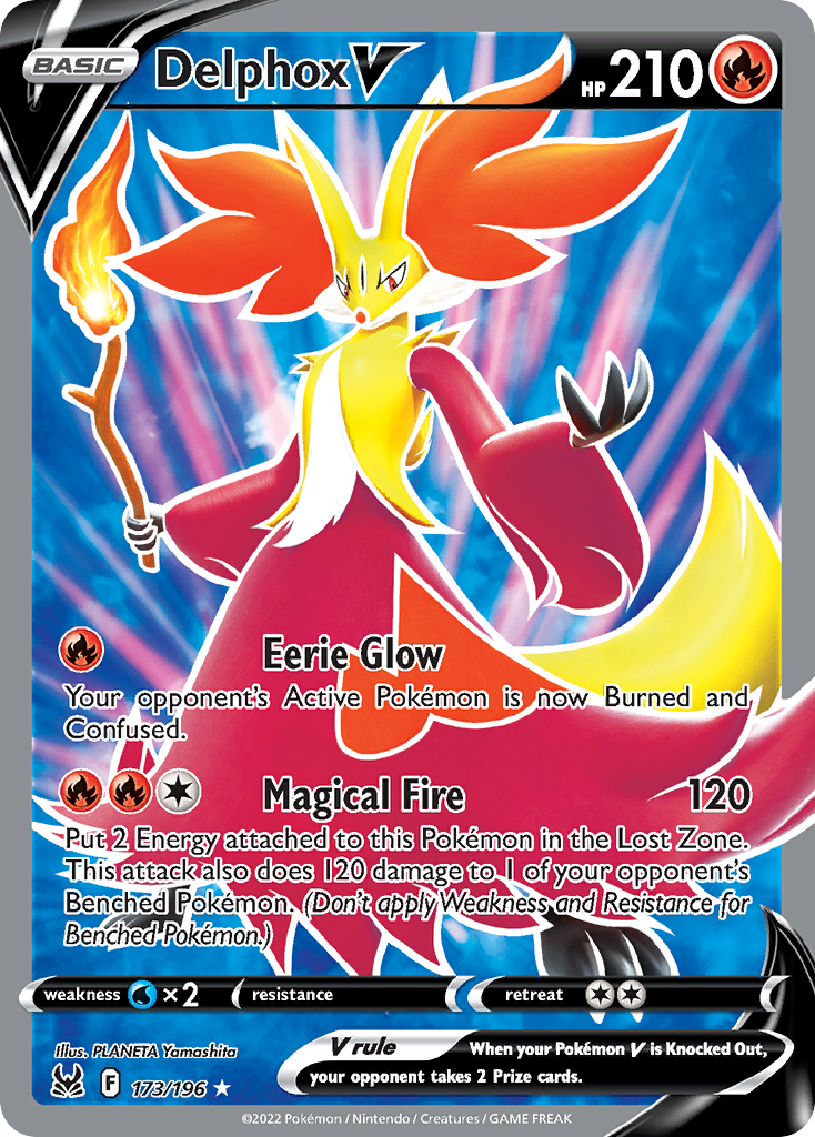 Lost Origin Delphox V #173/196