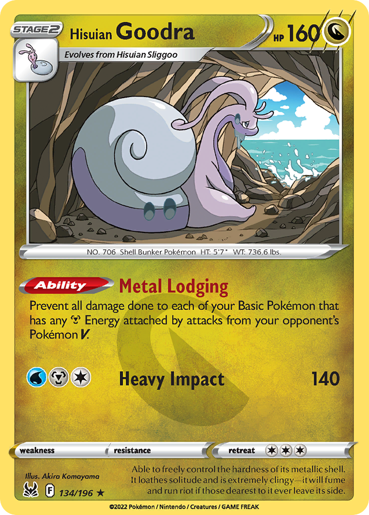 Lost Origin Holo Hisuian Goodra #134/196