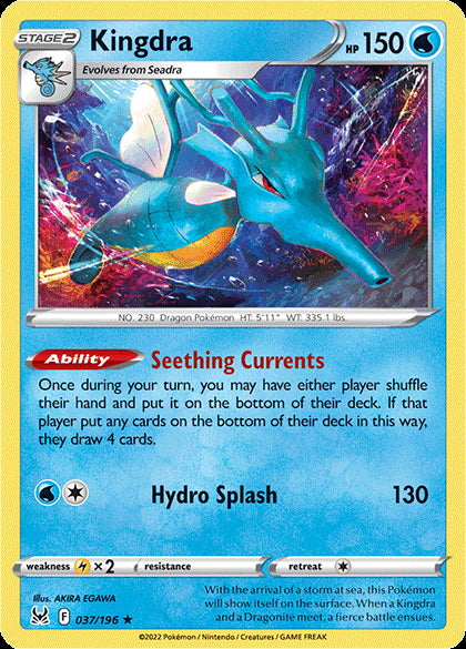 Lost Origin Holo Kingdra #37/196