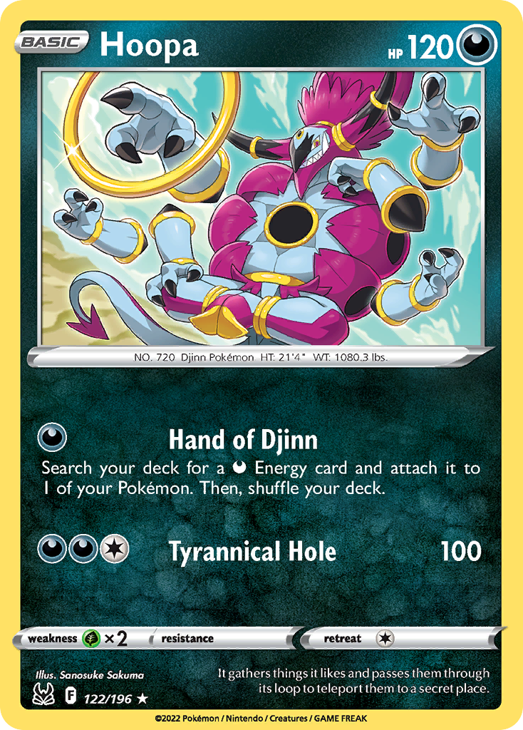 Lost Origin Hoopa #122/196