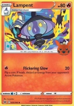 Lost Origin Lampent #25/196 Trick or Trade