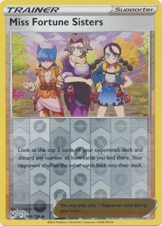 Lost Origin Miss Fortune Sisters #164/196 reverse holo