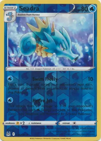 Lost Origin Seadra #36/196 reverse holo